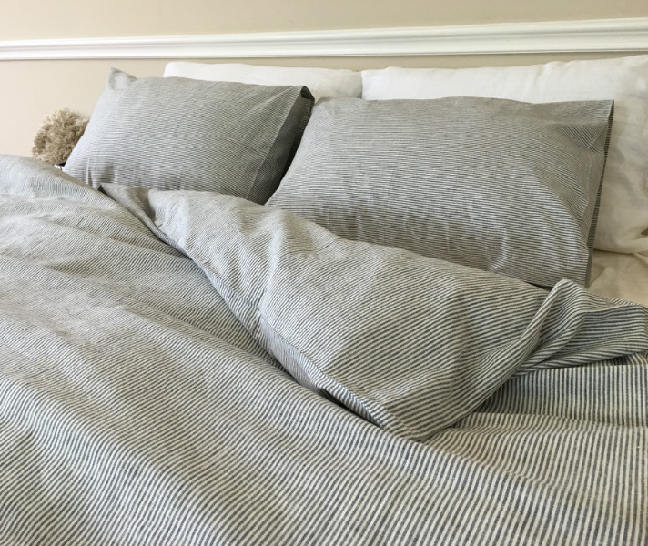 black and white striped duvet cover